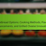 Flatbread Options: Cooking Methods, Flavor Enhancements, and Grilled Cheese Innovations