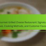 Gourmet Grilled Cheese Restaurant: Signature Dishes, Cooking Methods, and Customer Favorites