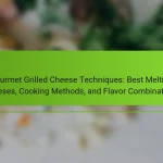 Gourmet Grilled Cheese Techniques: Best Melting Cheeses, Cooking Methods, and Flavor Combinations