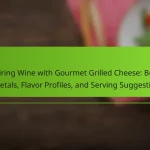 Pairing Wine with Gourmet Grilled Cheese: Best Varietals, Flavor Profiles, and Serving Suggestions