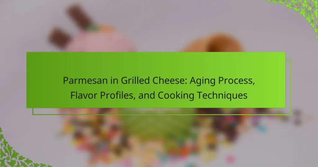 Parmesan in Grilled Cheese: Aging Process, Flavor Profiles, and Cooking Techniques