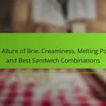 The Allure of Brie: Creaminess, Melting Point, and Best Sandwich Combinations