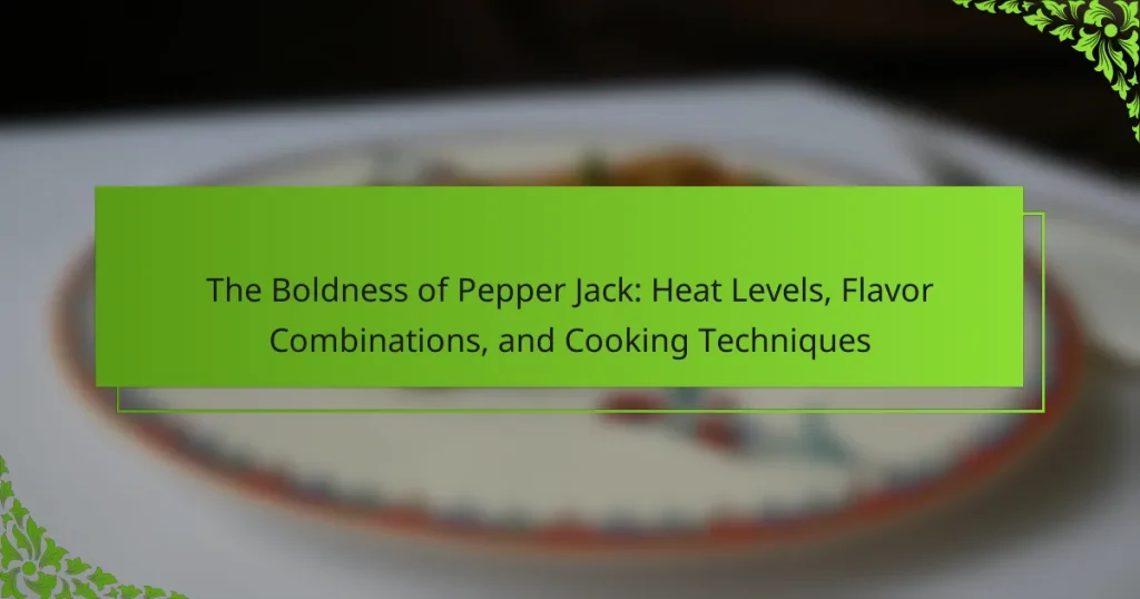 The Boldness of Pepper Jack: Heat Levels, Flavor Combinations, and Cooking Techniques