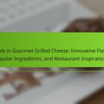 Trends in Gourmet Grilled Cheese: Innovative Flavors, Popular Ingredients, and Restaurant Inspirations