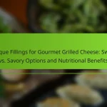 Unique Fillings for Gourmet Grilled Cheese: Sweet vs. Savory Options and Nutritional Benefits